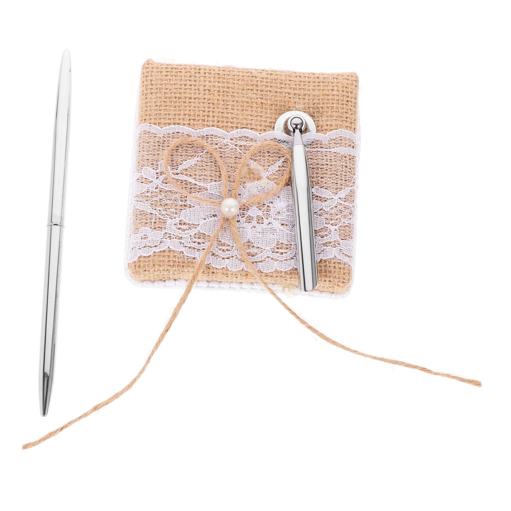 Homoyoyo 5 Stück Signaturstift Willkommen Dekoration Signierstift mit Halter Gästebuchstifte wünschen Gast Signierstift Bankett Signierstift Schreiben von Stiften ästhetische Stifte Leinen-