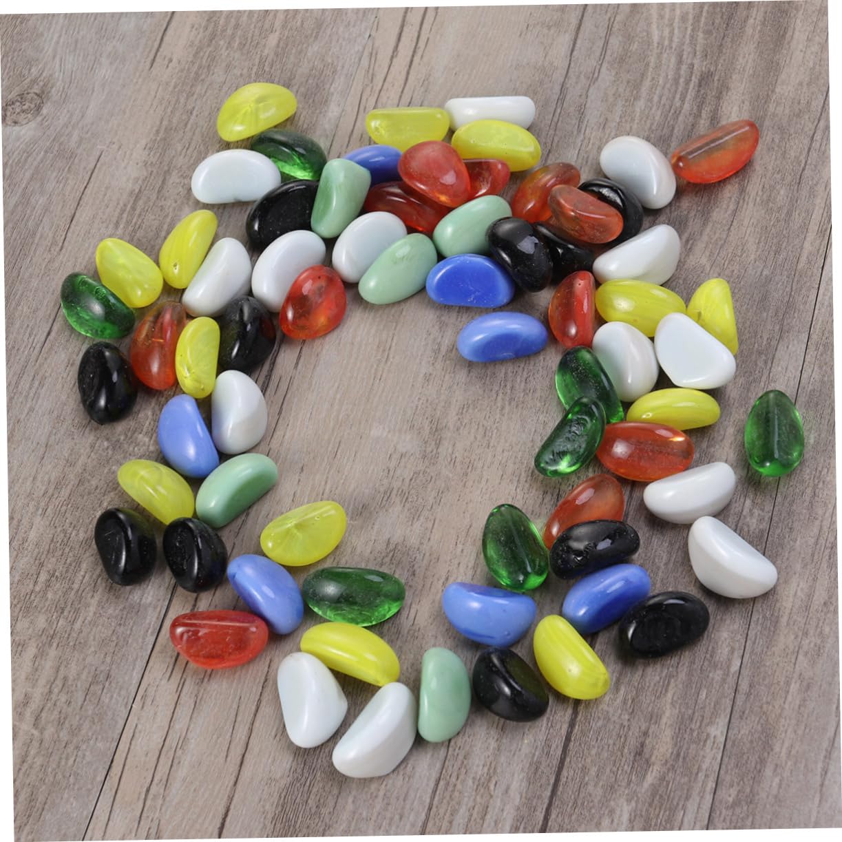 Happyyami 100% Natural Decorative Stones Crystal Pebbles for Fish Tank Pool and Garden Landscaping