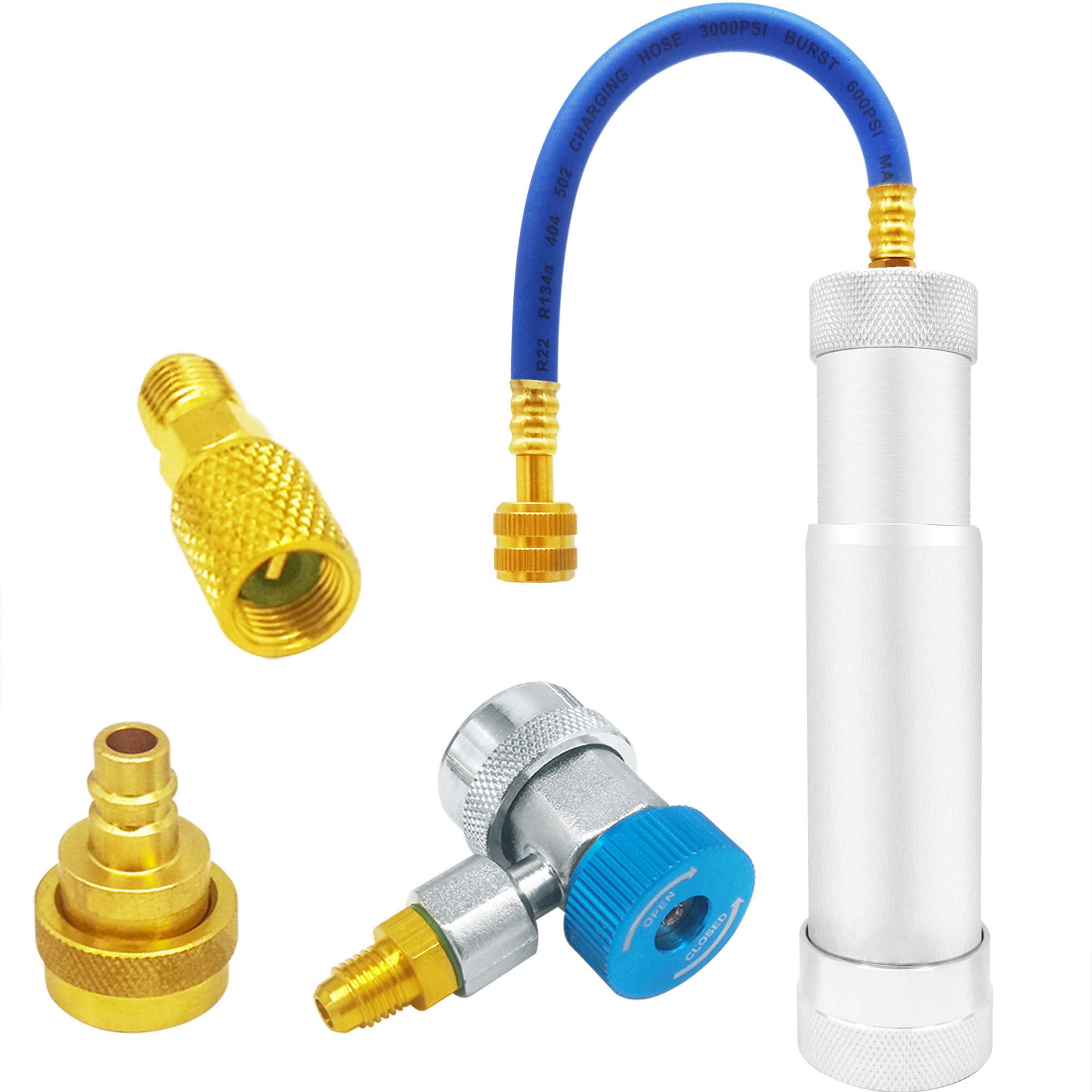 Buy AC Oil Dye Injector Kit, A/C Oil and Dye Injector Backflow Prevent