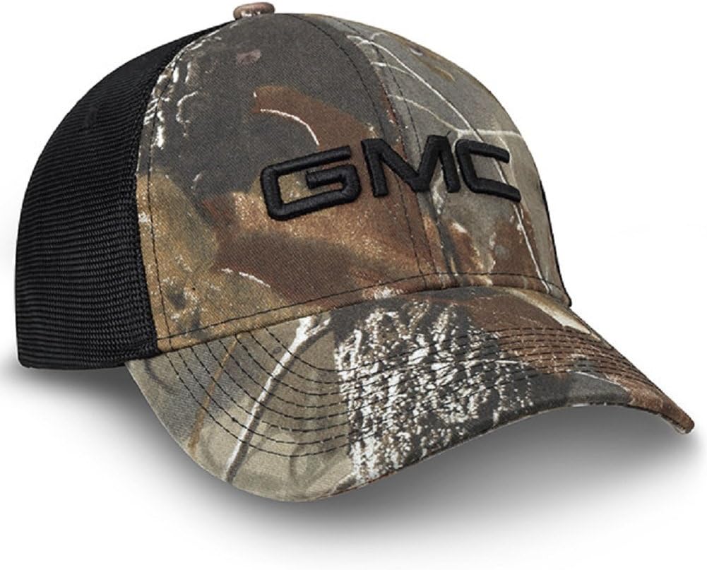 GMC Camo Black Mesh Hat
