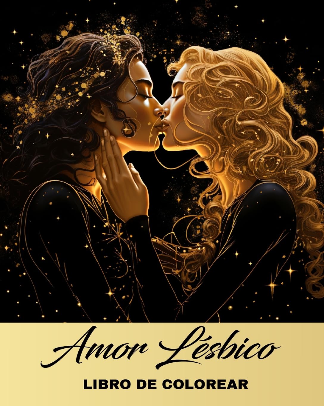 Amor Lésbico Libro de Colorear: Dibujos para Adultos LGBTQ y Adolescentes con Escenas Románticas de Lesbianas
