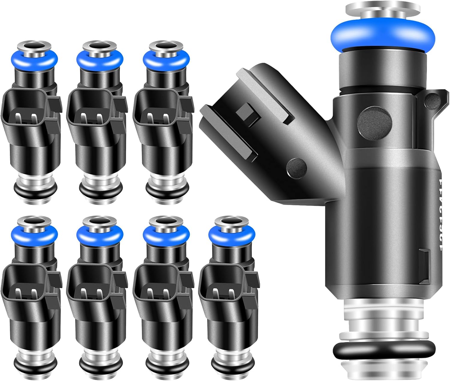 8Pcs Fuel Injectors 12613411 FJ1061 4 Holes Injector 4.8L 5.3L 6.0L Flex Engine Compatible with-Chevy Tahoe Silverado Avalanche 2010 2011 2012 2013 2014, for-GMC Yukon Sierra 1500 Set of 8