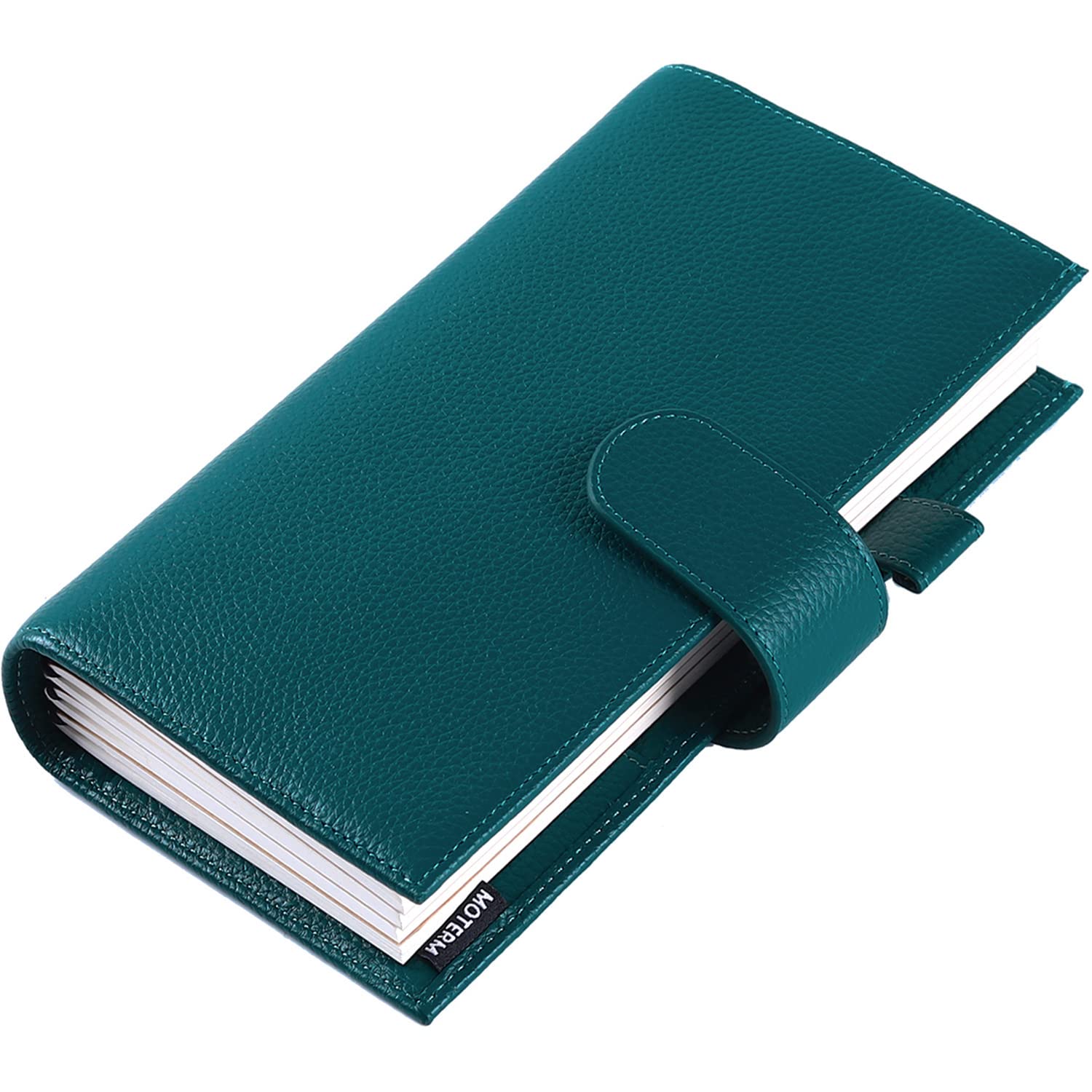 Moterm Companion Traveler's Notebook Cover - Improved Design with Back Pocket (Standard Size, Pebble Deep Teal) — image 1