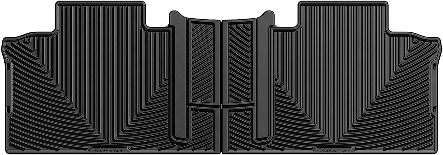 WeatherTech All-Weather Floor Mats for Toyota Sienna - 2nd Row (W244), Black