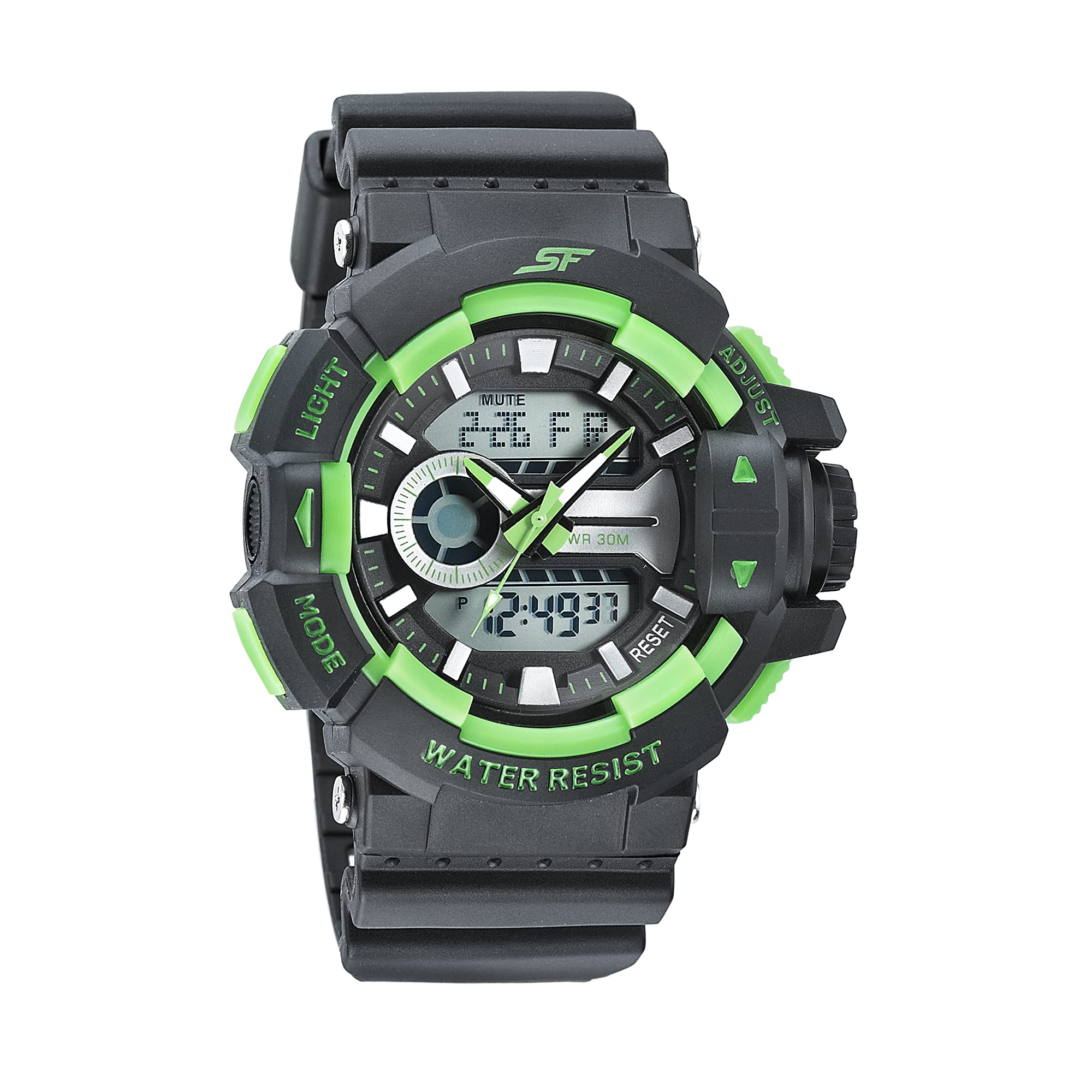 SF Hustler Analog-Digital Grey Round Dial Mens Sport Watch-77118PP04W (B0932K769D) Amazon Price History, Amazon Price Tracker