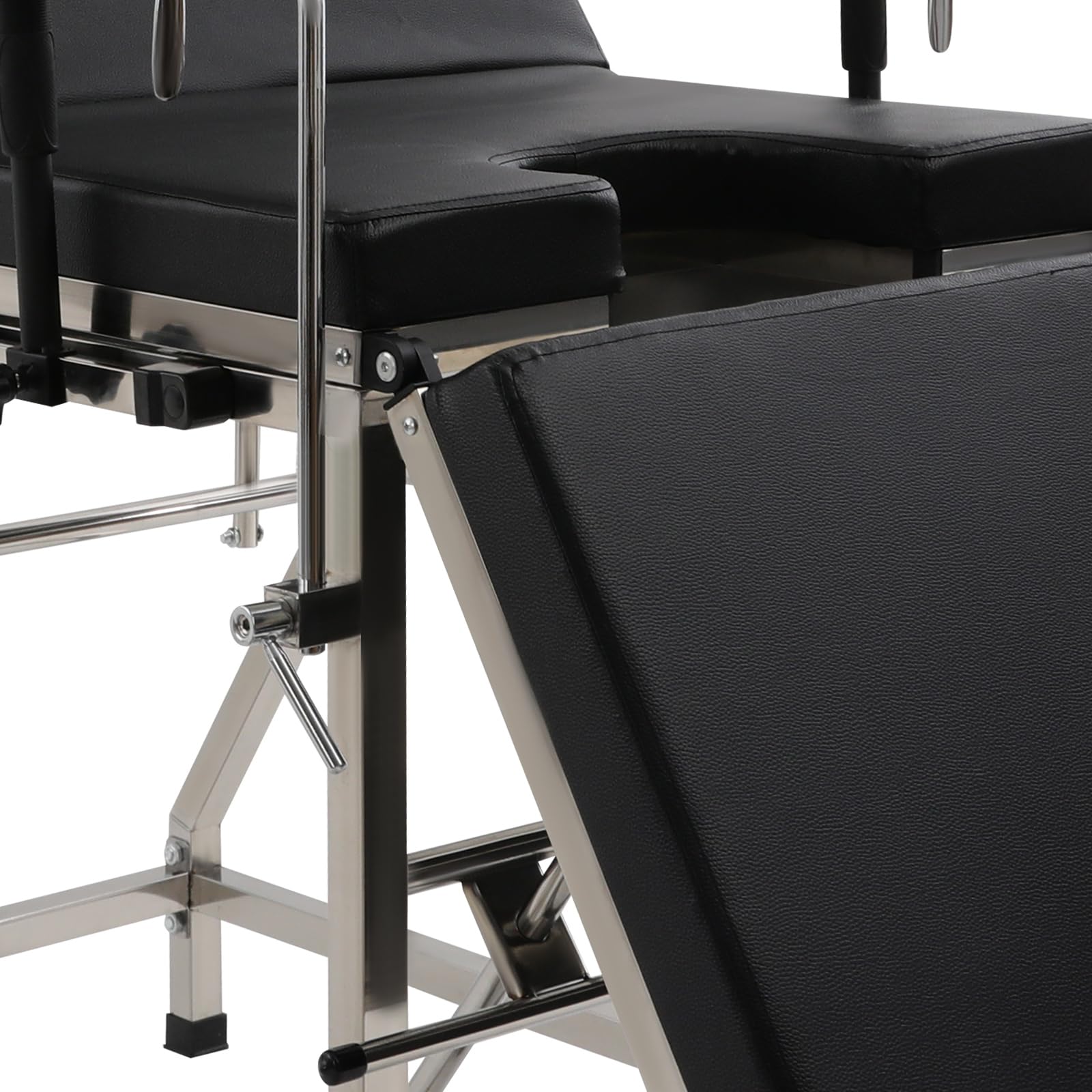 Gynäkologenstuhl Gynäkologische Untersuchungsstuhl Gynäkologischer Stuhl Untersuchungsstuhl, Ergonomische Struktur Gynäkologischer Stuhl, Bis zu 200 KG (Schwarz)