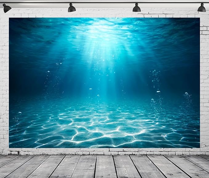 CORFOTO 5x3ft Fabric Glacier Backdrop Polar Region Landscape Background