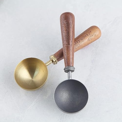 Miniatura 7 de Easyworkz Diego - Cafetera de café expreso de acero inoxidable de 12 tazas de 17.5 onzas, cuchara de café retro de acero inoxidable con mango de