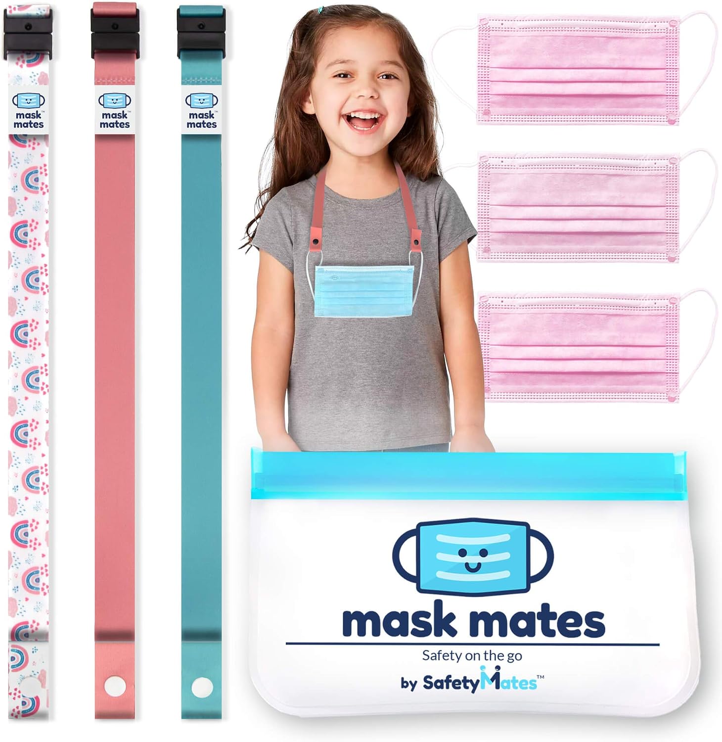 Mask Lanyards for Kids - Breakaway Lanyard - Mask Holders Around Neck - Mask Holder Breakaway Lanyard - Mask Lanyards for Adults – Lanyards for Kids - Mask Extenders/Ear Savers - Mask Landyard