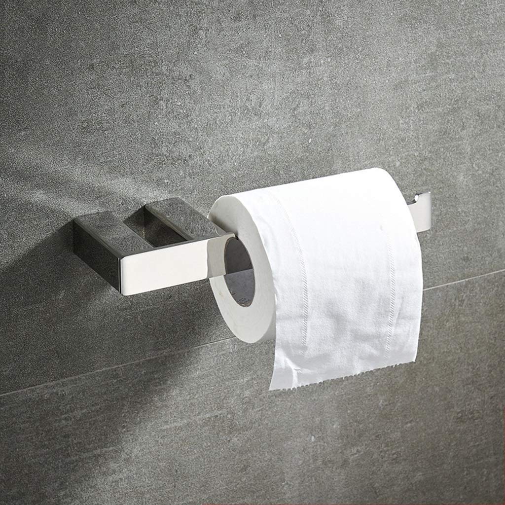 Supporto di carta igienica, barra di tovagliolo della carta igienica Holder anello di tovagliolo e tovagliolo gancio in acciaio inox a parete singola rotolo supporto di carta igienica for monta