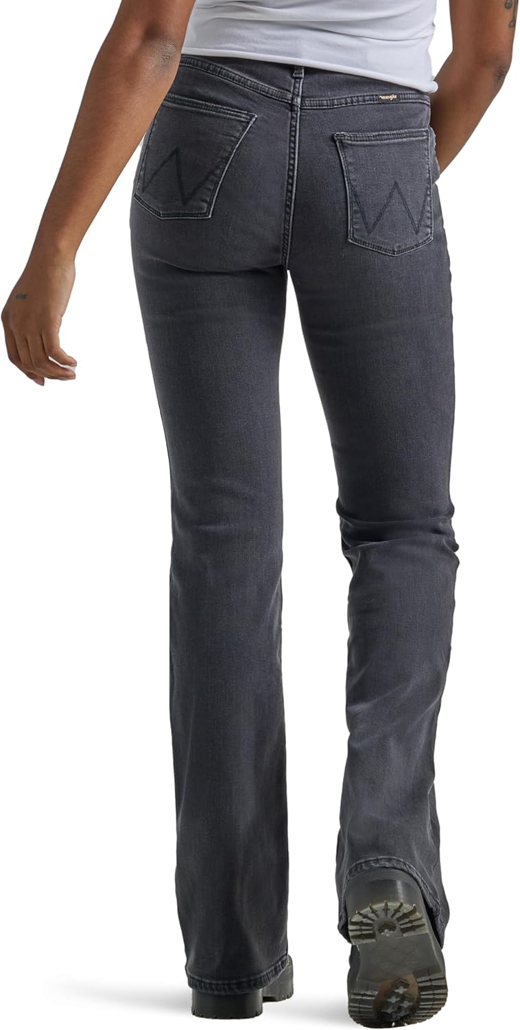 Wrangler Womens Women’s High Waisted Fierce Flare Jean