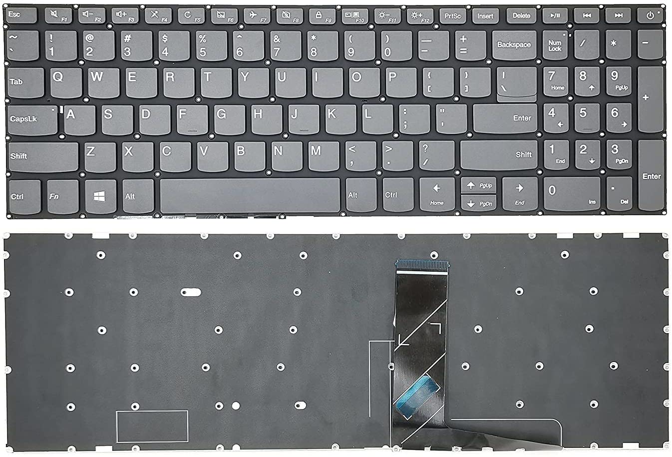 TechSonic Laptop Keyboard for Lenovo IdeaPad 330-15IKB