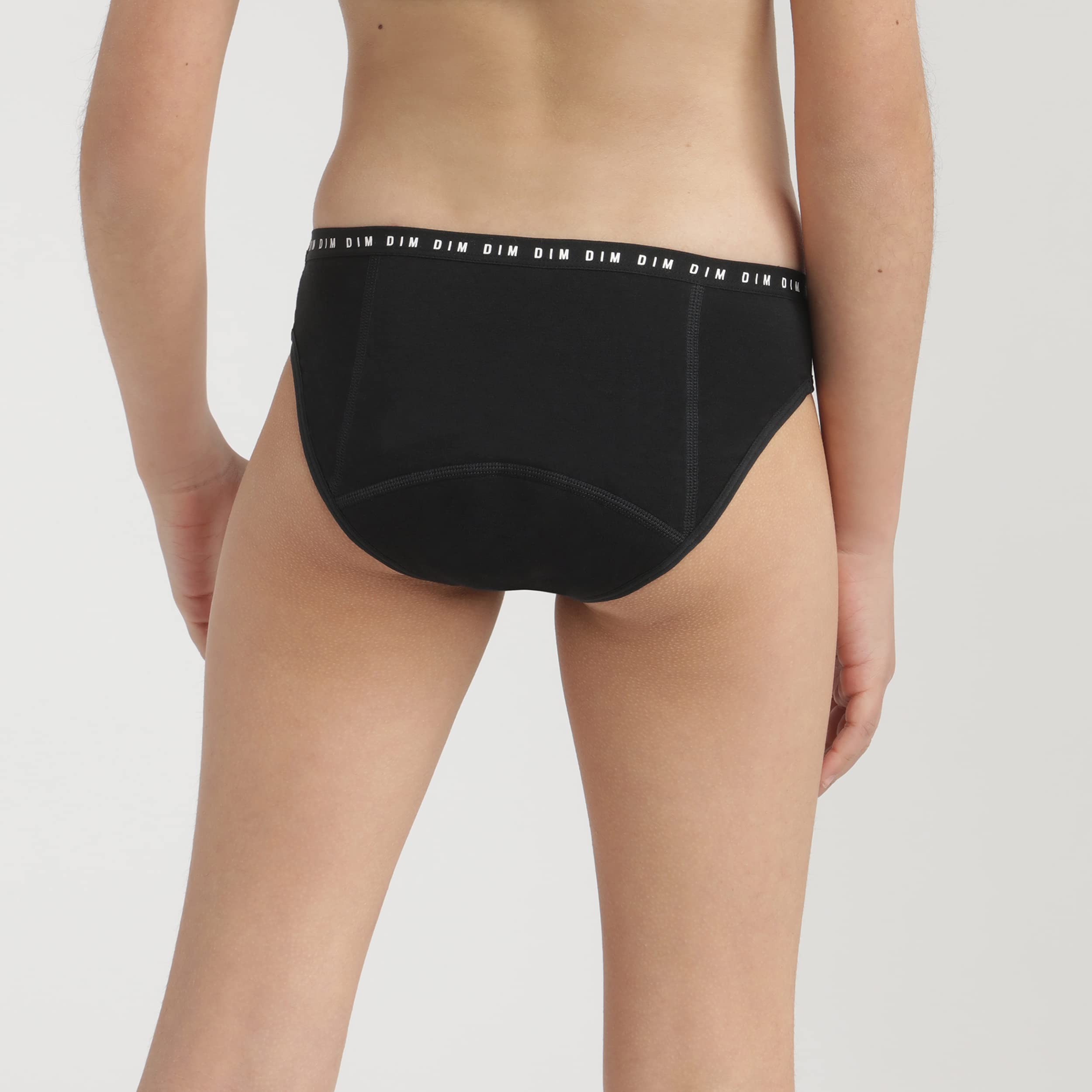 DIM My Protect Mutandine mestruali per ragazze x2 | Flusso abbonnte | Cotone organico ultra assorbente | Comfort e sicurezza | Lavabile