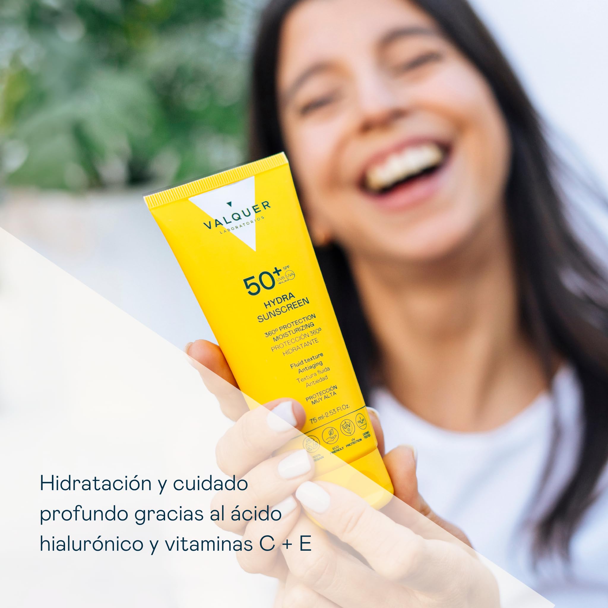 Valquer Pack Protection Solaire Complet: Crème Solaire Visage SPF 50 + Crème Solaire Corps SPF 50. Haute Protection - 300 ml * 2 unités