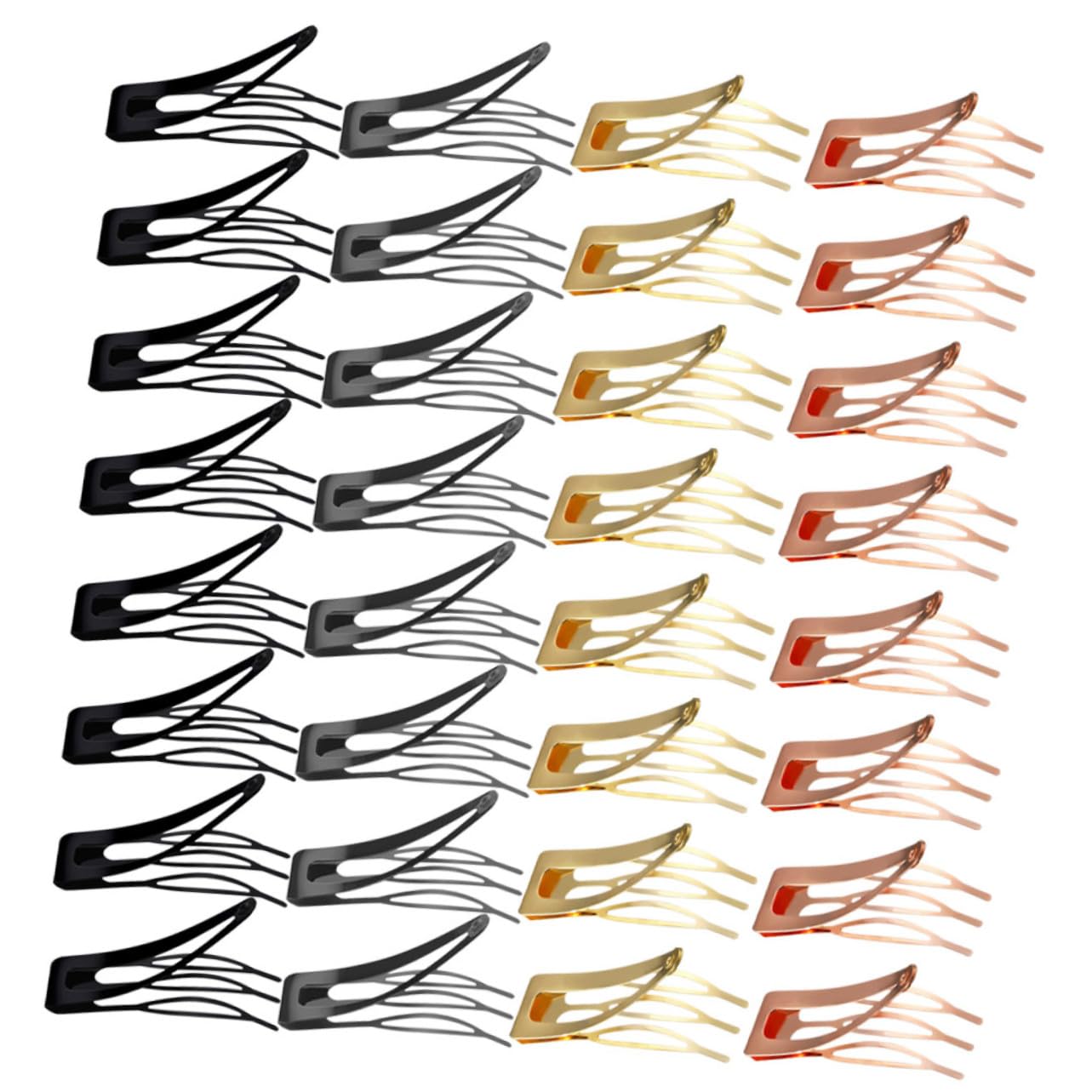 VICASKY 300 Pièces Barrettes Métalliques à Clipser et Filles Petites Pinces Cheveux Fines Résistantes et Confortables pour Coiffure Quotidienne et