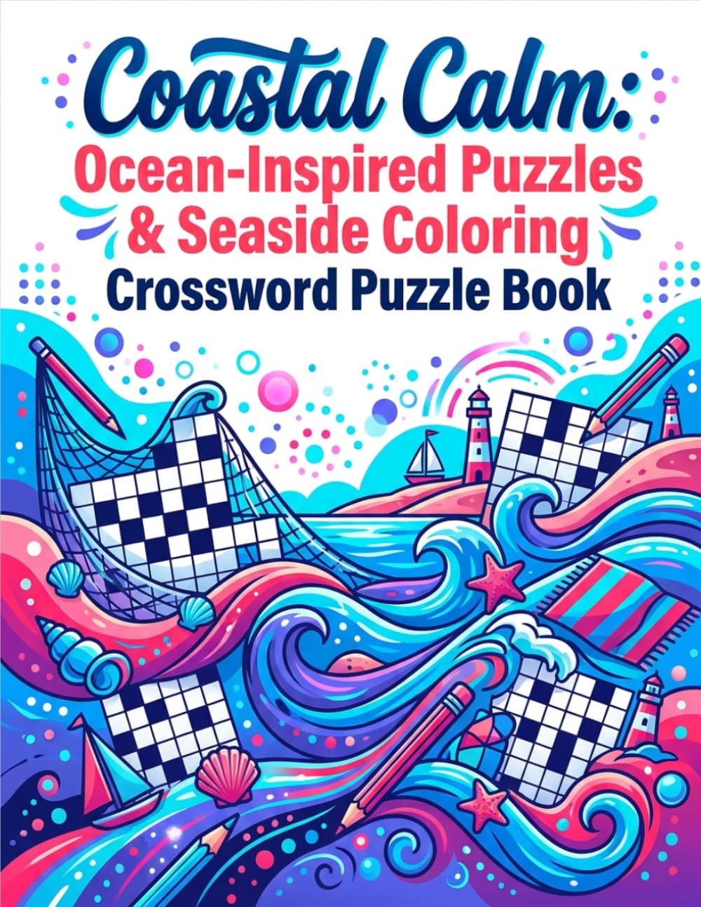 Coastal Calm: Ocean-Inspired Puzzles & Seaside Coloring