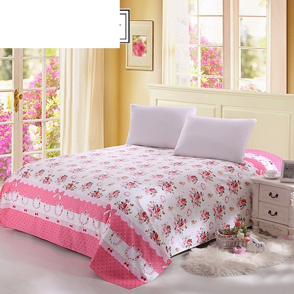 Drap en coton doux sergé 120x230cm fraîcheur été enfant