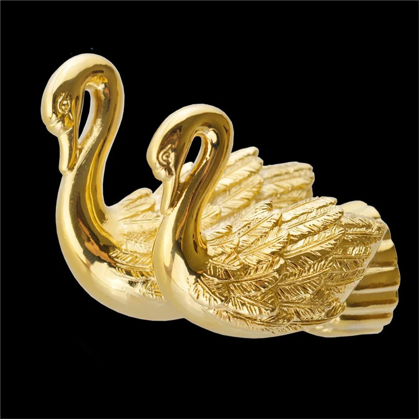 Gancho Latón para Baño Pared Ganchos dobles for batas Percha de latón | Gancho for baño Swan Gold Ganchos de pared for baño gruesos Ganchos for toallas