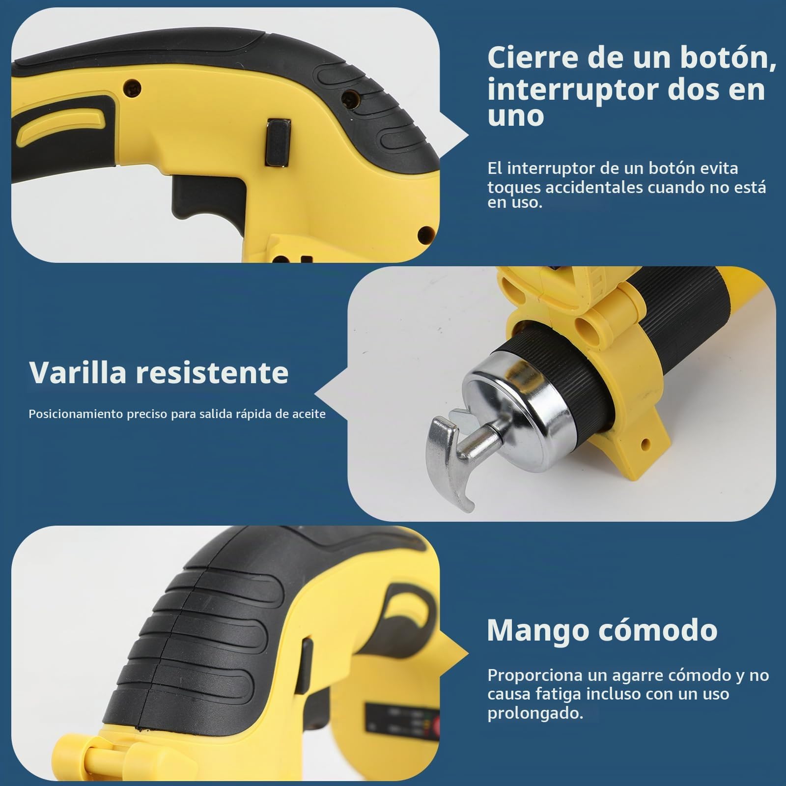 ASUNCELL Engrasadora a Batería 18V, Engrasadora Eléctrica con 2 * 5.5AH Baterías y Cargador, 8000 PSI de Presión, Kit Completo de Pistola de Engrase, para Engrasar Equipo Pesado