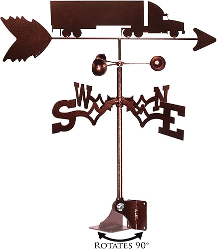 Miniatura 2 de SWEN Products Veleta SEMI Van Truck (montaje ajustable incluido)