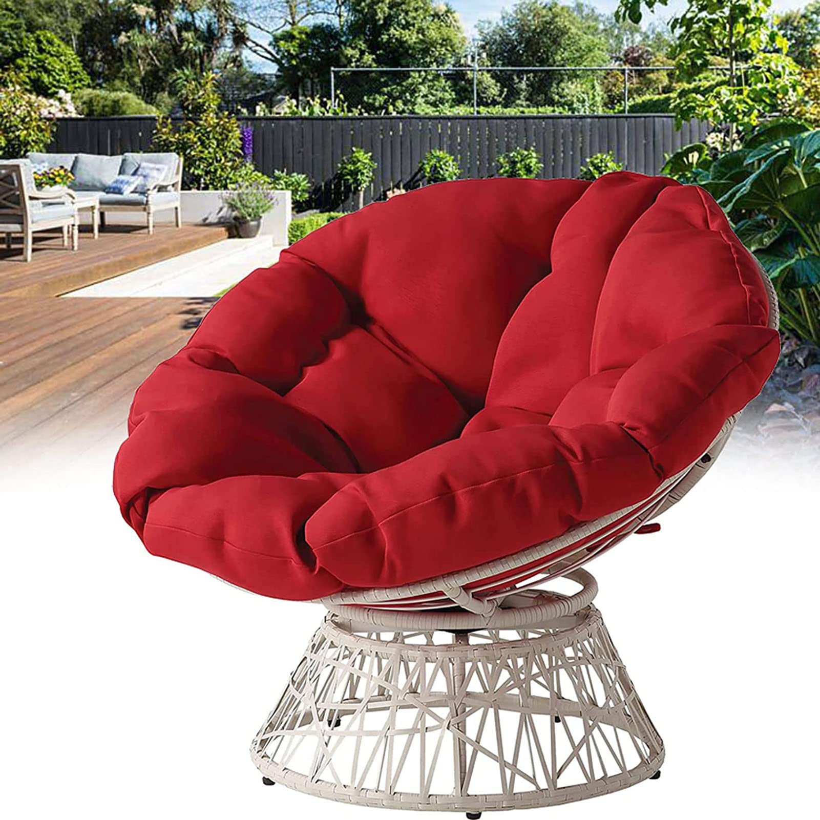 Coussin de chaise d'oeuf panier suspendu balancoire de siege F