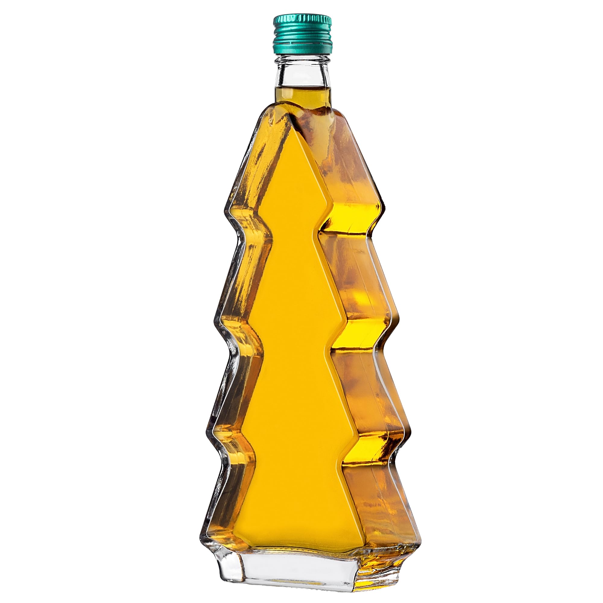 KADAX Glasflaschen 500ml mit Schraubverschluss – Leere Flaschen zum Befüllen für Saft, Likör, Öl, Essig & Sirup, Refillable Glass Bottles