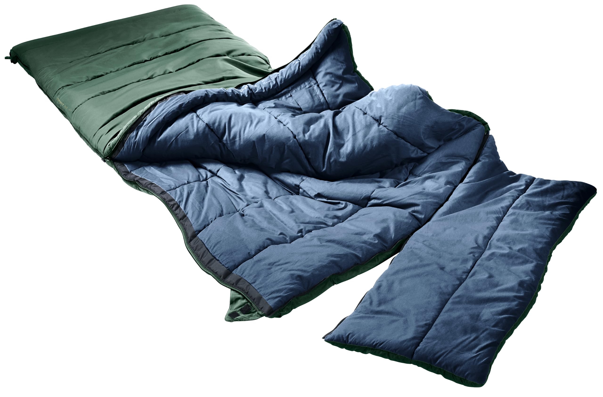 deuter Orbit SQ -5C/23F Sac de Couchage en Fibres synthétiques, Sac de Couchage à Couverture
