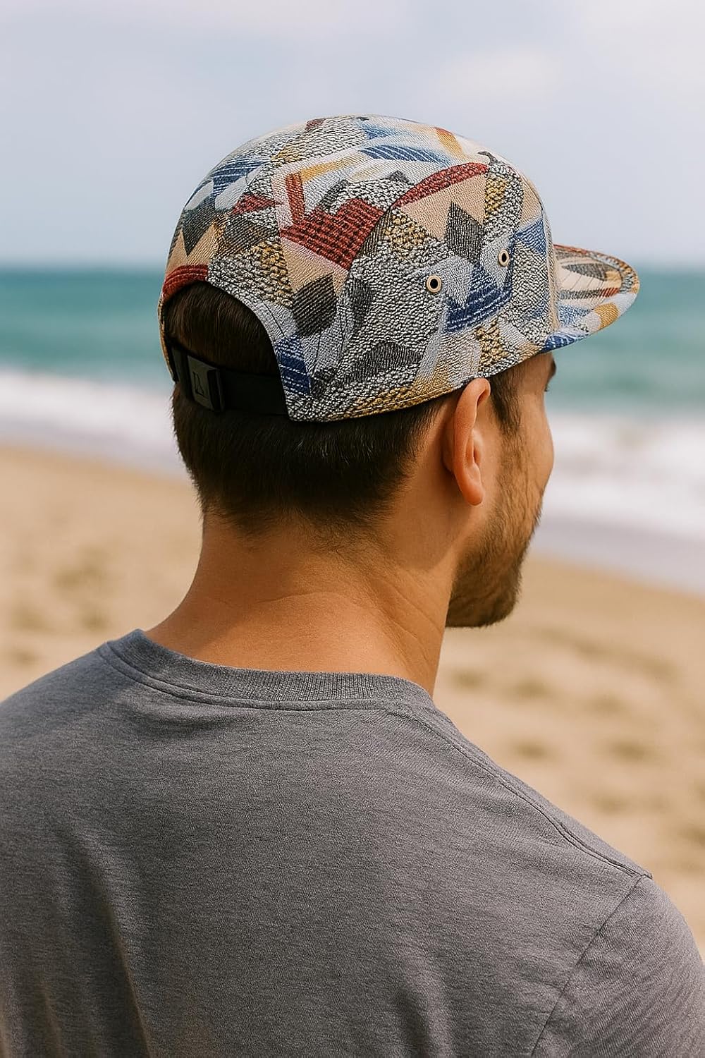 5 Panel Camper Hat | Multi-Color Unique Designs | Caps for Men & Women | Large or X-Large - Image 5