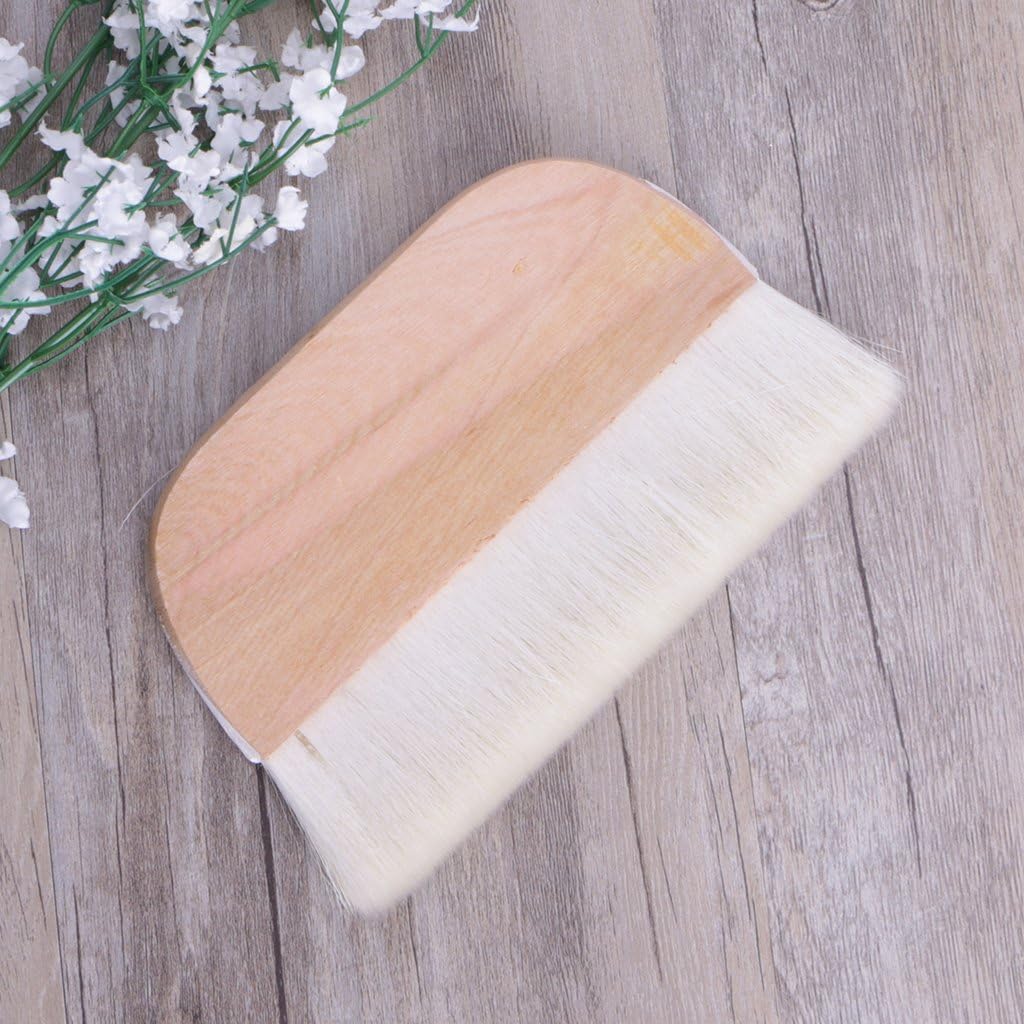 8in Wooden Handle Art Supplies Watercolor Brush Goat Hair Hake Paint