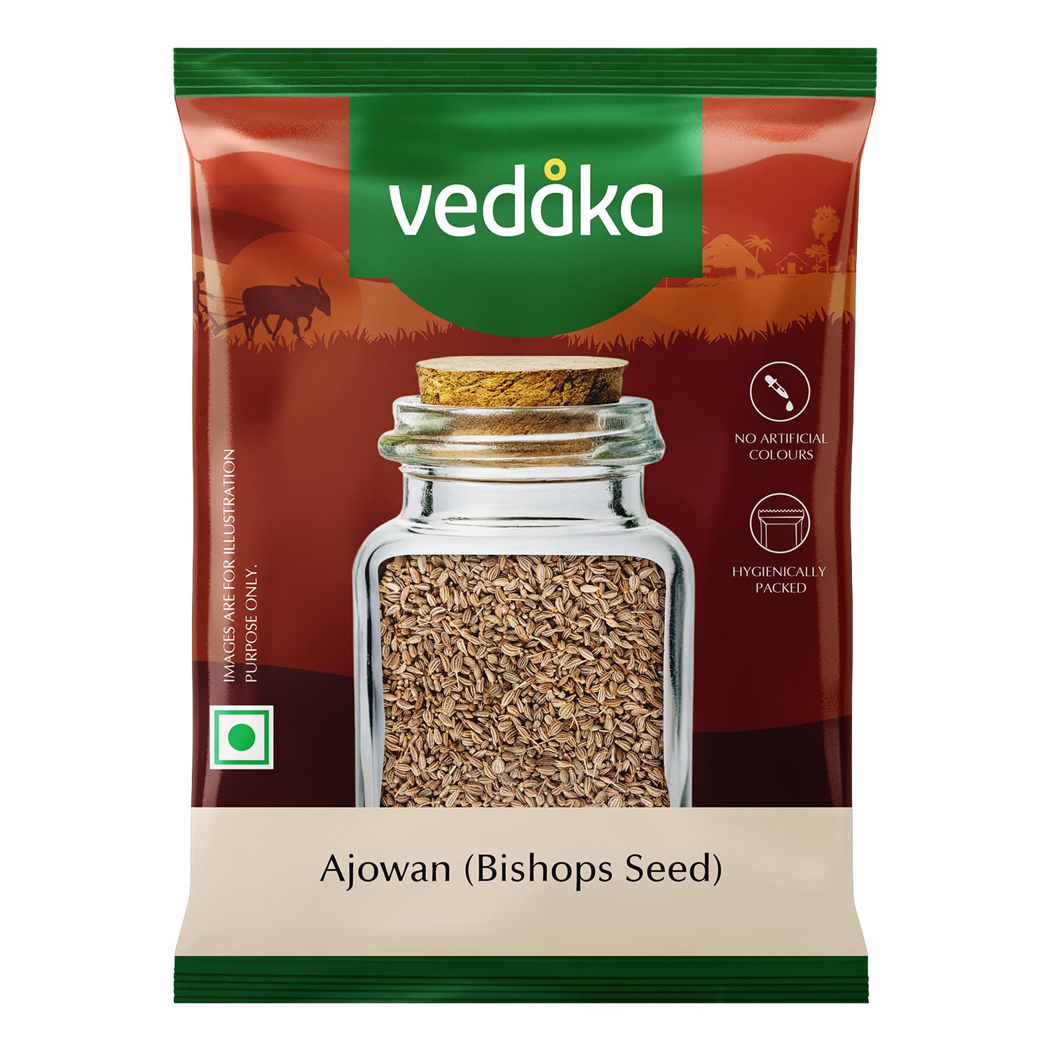 Amazon Brand - Vedaka Ajowan (Bishops seed), 100 g
