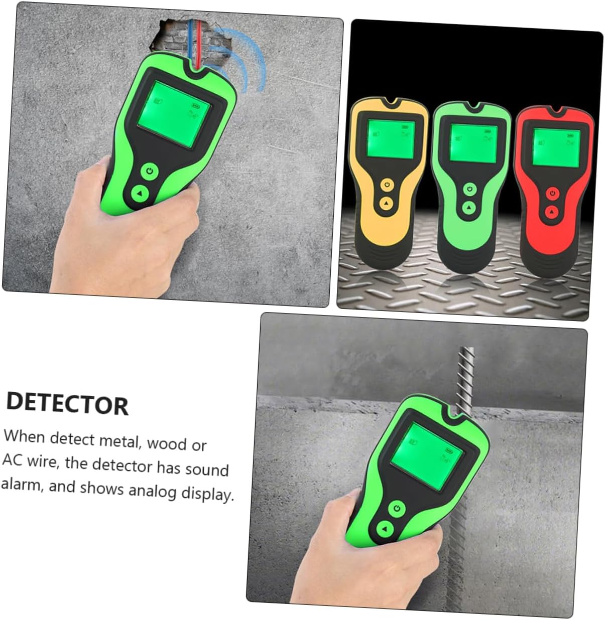 Wall Detector Finder Metal Wood Scanner Non-Battery Wall Scanner for Home Renovation and Construction Tools