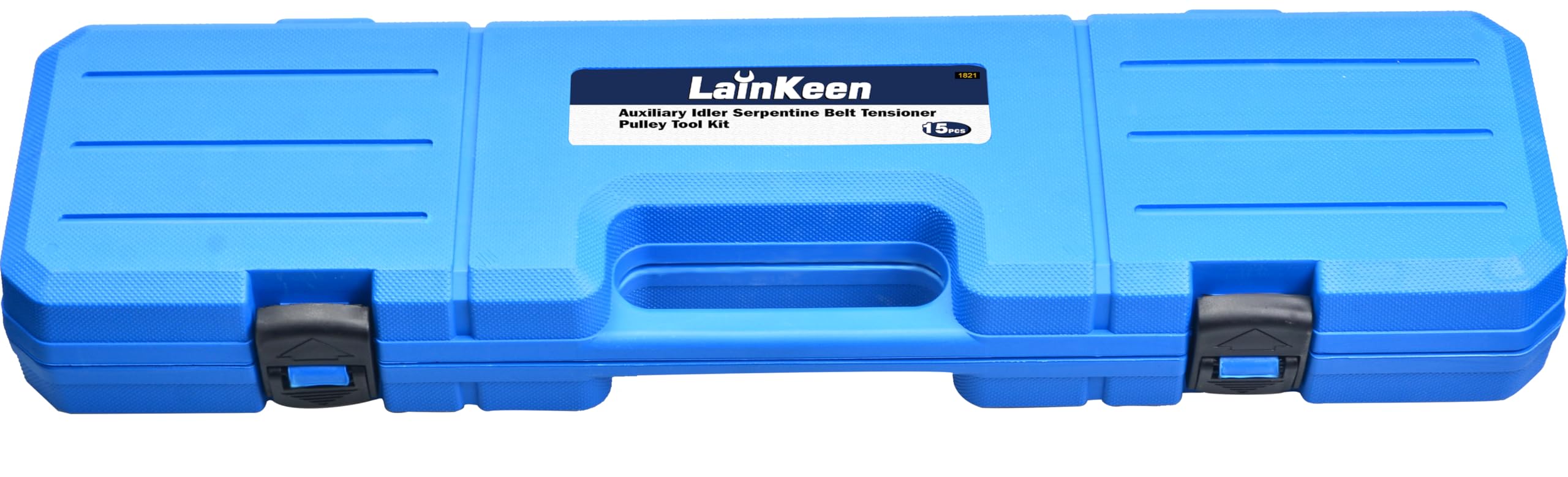 LainKeen Juego de 15 Herramientas de polea tensora de Correa tensora Auxiliar, Juego de Herramientas de extracción de Llave de Correa Dentada Serpentina, Juego de Herramientas de extracción de