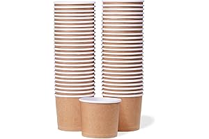 "MATICAN Ice Cream Paper Treat Cups", Disposable Assorted Party Supplies Containers for Desserts and Appetizers