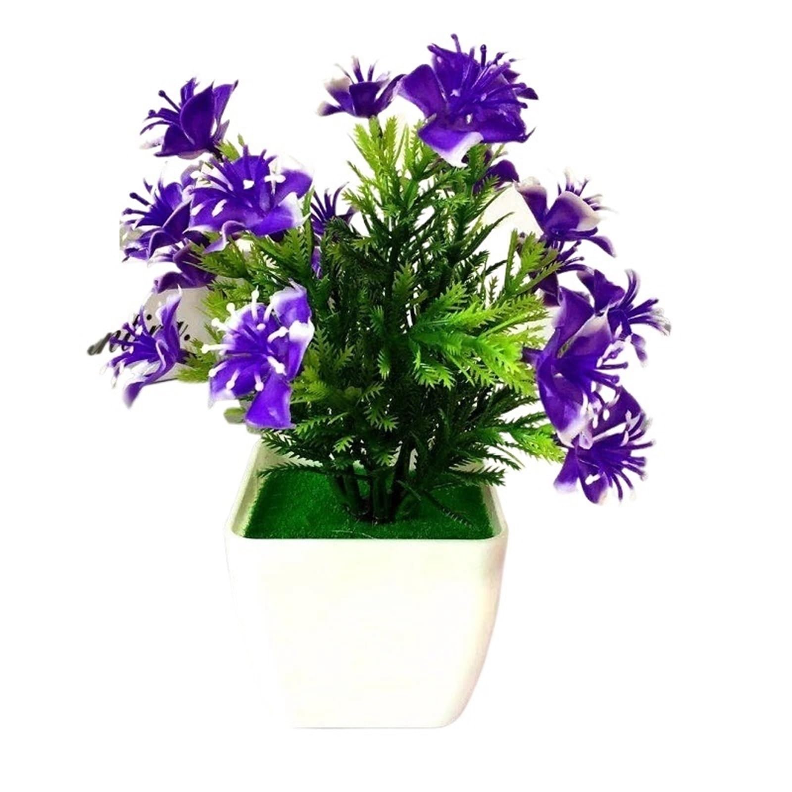 HUWOYG 4pcs Artificial Bonsai Party Potted Wedding Craft Lifelike Mini Plant Simulated Decoration Display Flower Home For Home