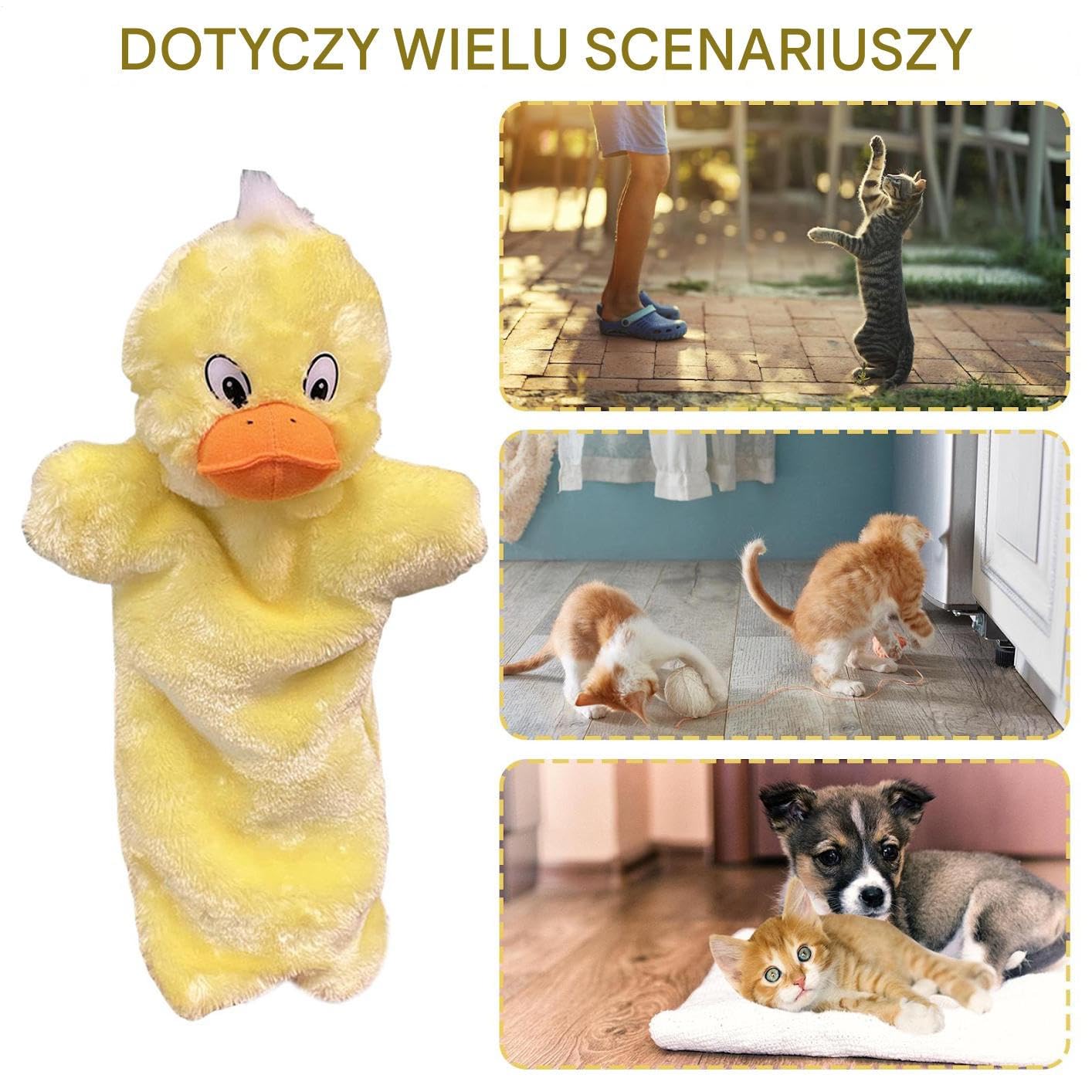 Zabawka Pluszowa Pacynka Na Rękę,Interaktywna Edukacyjna Lalka | Interaktywne Pacynki Na Rękę | do Zabawy Opowiadania Rodzina Dzieci