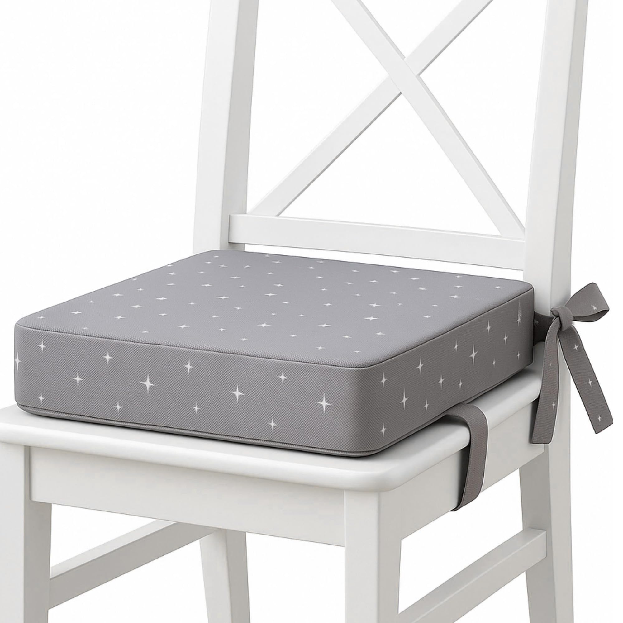 Kindersitzerhöhung Sitzerhöhung Stuhl Kind 32x32x8 cm - Sitzkissen Kinder Booster Seat Stuhlerhöhung Kissen für Kleinkind beim Esstisch Stuhlkissen und Babysitz Galaxie