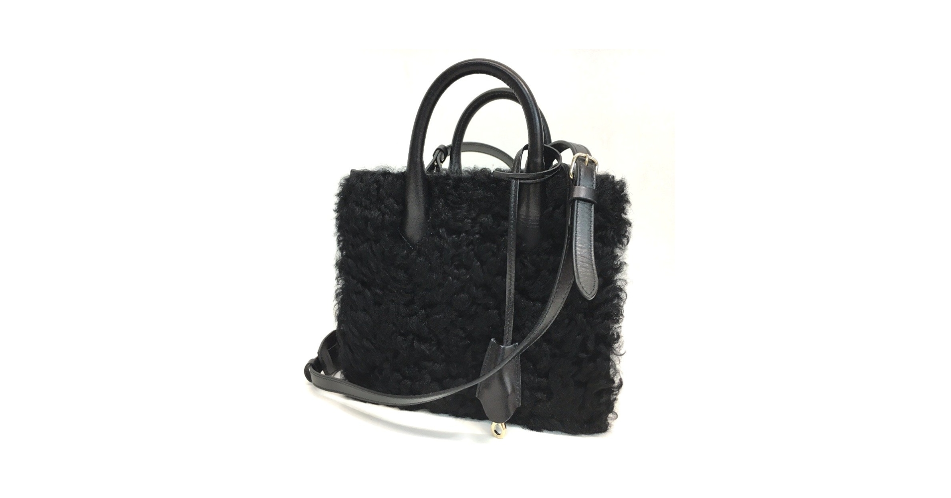 美品 バレンシアガ 347237 パドロックヌード ミニ ムートン BALENCIAGA - 美品 バレンシアガ 347237 パドロックヌード ミニ