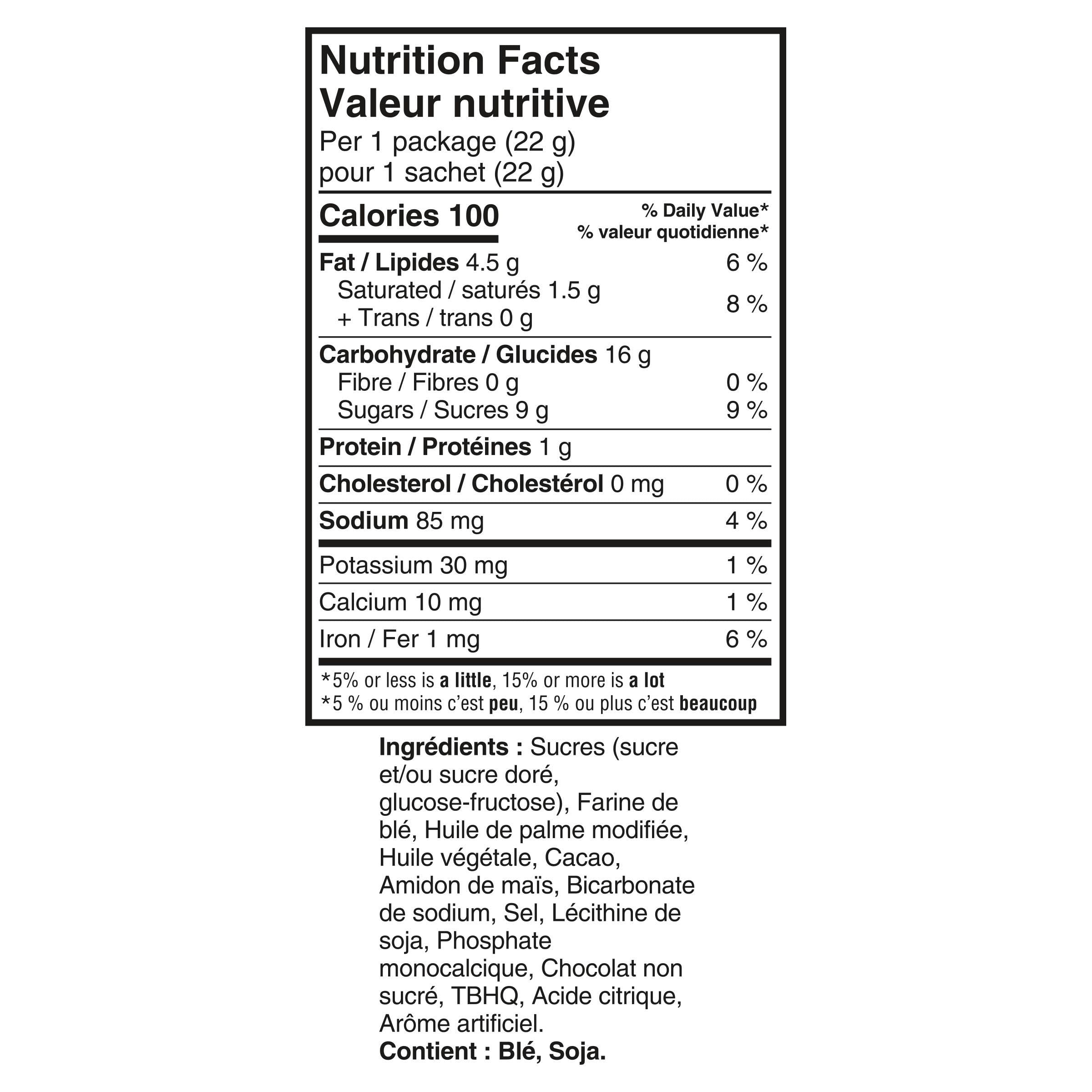 OREO Chocolate Sandwich Cookies, 20 Original Snack Packs (individually wrapped), 40 Cookies, School Snacks, Lunch Snacks, Birthday Party, 440 g - 4