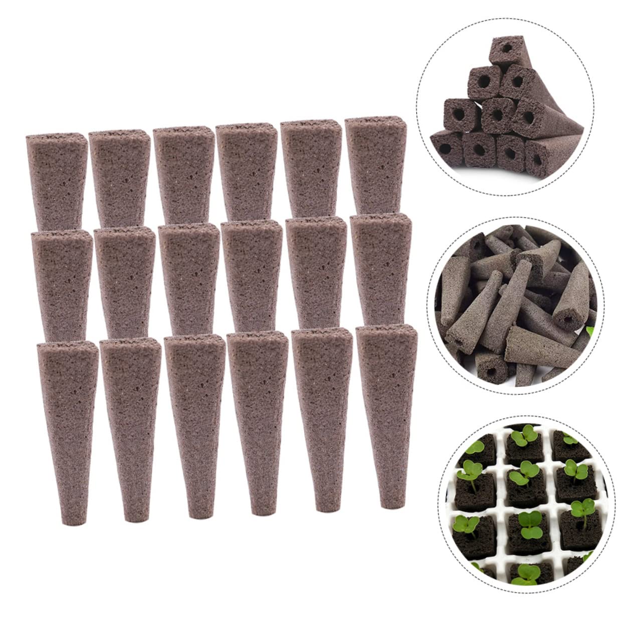 POPETPOP 150pièces Blocs De Culture sans Terre pour Accessoire De Plantation Hydroponique pour Et Urbains