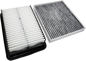 Engine & Cabin Air Filter Set For Hyundai Kona, Veloster, Kia Soul (2018-2025) - Replacement For 28113-F2000 & 97133-D1000