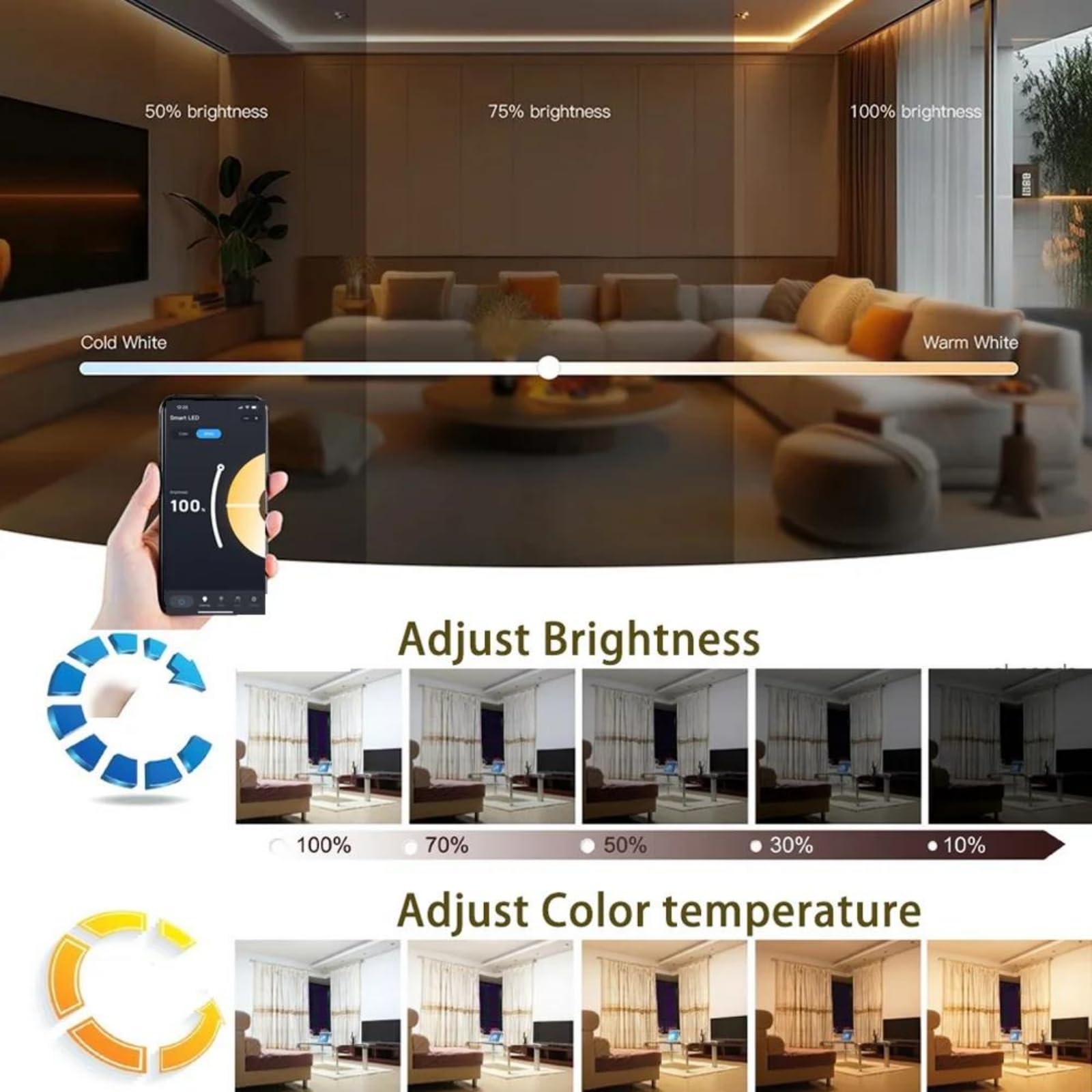 Tuya Wifi Smart Bluetooth Graffiti Restauracja Pokój dzienny Sypialnia Dom Inteligentny Stół Mała Nocna Atmosfera Miska Światło