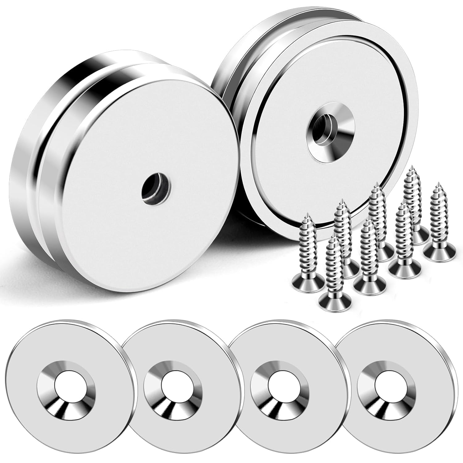 Strong Neodymium Magnets - 8 Pack -10