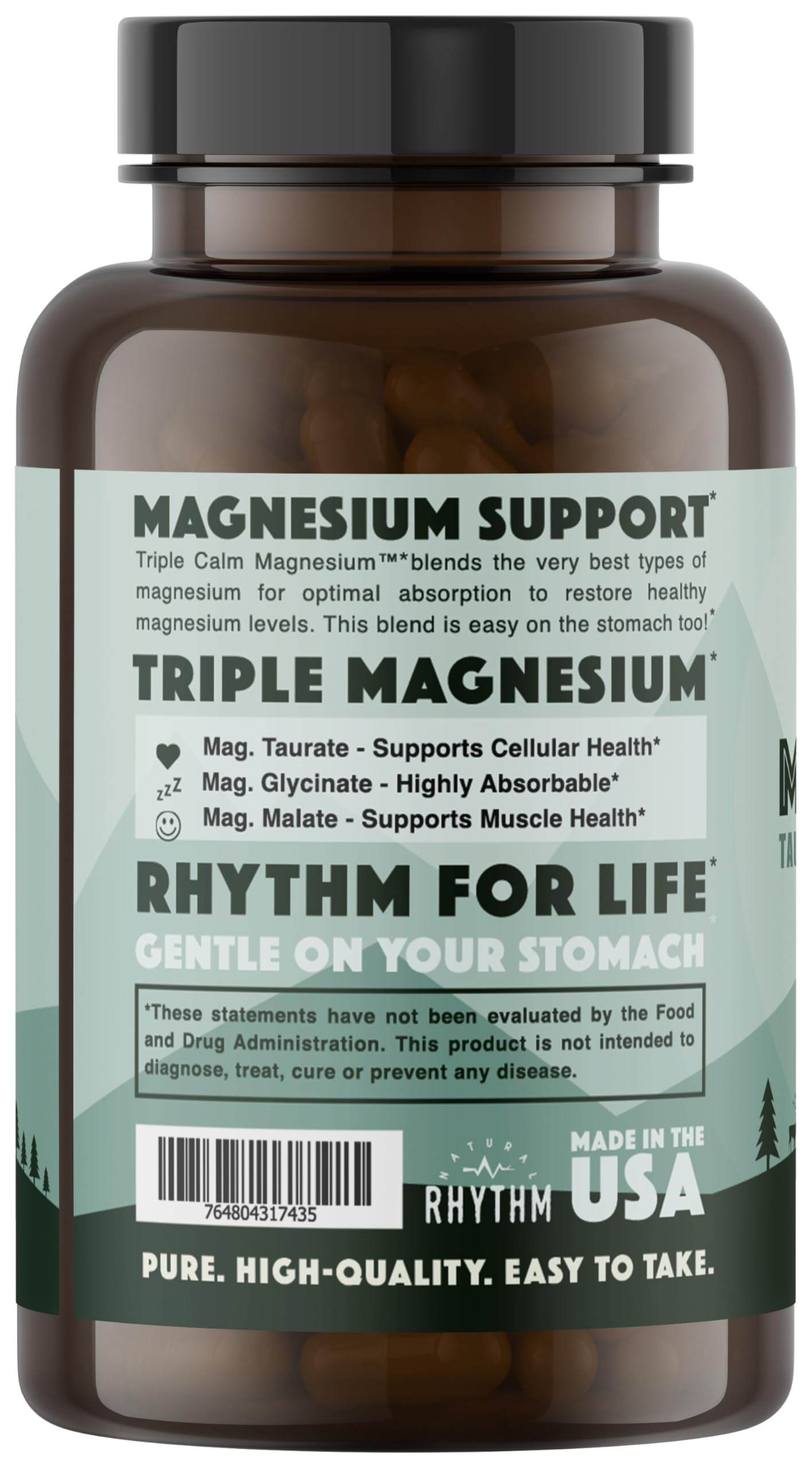 Natural Rhythm Triple Calm Magnesium Complex 150mg, 120 Capsules — Amazon image 8
