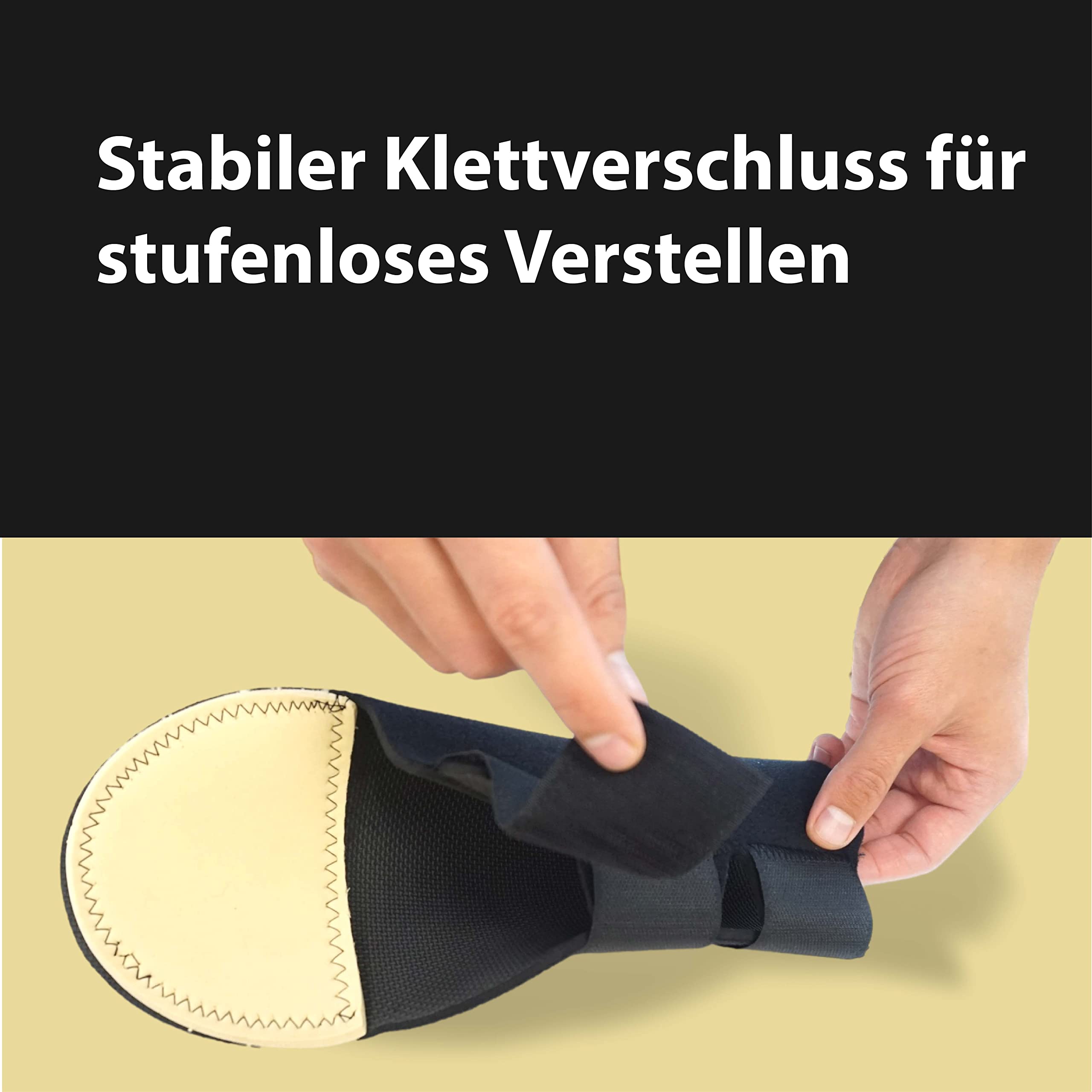 Pferdelinis Schweifschutz für Pferde Schweifschoner Pferd aus Neopren ideal für den Anhänger Transport oder als Scheuerschutz (1x Schwarz)