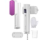 Sundu Steam Iron, Steamer for Clothes, Portable 2 In 1 Travel Steamer Iron,15s Fast Heat-up, 4 Modes, LED Display, 20 Minutes of Continuous Ironing Garment Steamer for Travel and Home White