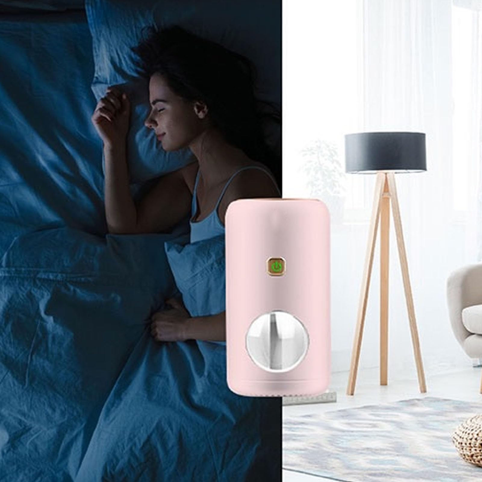 Lampada Repellente per Zanzare, Plug-in Elettrico per Disinfestazione da 5 W con Batteria da 4000 MAh per Uso Interno Ed Esterno