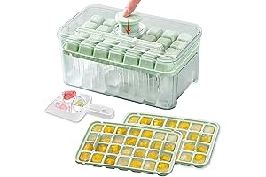 Mini Ice Cube Trays with 56 Small Ice Cubes