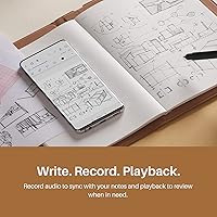 Vista 3 de HUION Note - Tableta de Dibujo Cuaderno Digital 2 en 1 con Lápiz sin Batería, Tableta de Papel Inalámbrica Bluetooth Almohadilla de Escritura