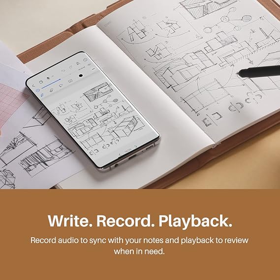 HUION Note Digital Notebook with Real-Time & Offline Sync, Battery-Free Pen