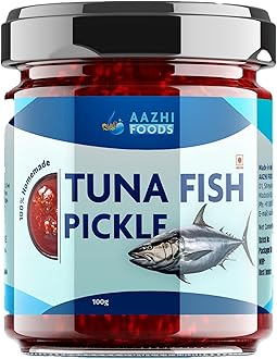 Aazhi Foods Tuna Fish Pickle 100g | Spicy & Tangy South Indian Non-Veg Pickle